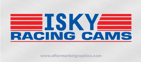 Isky Racing Cams Decals - Pair (2 pieces)